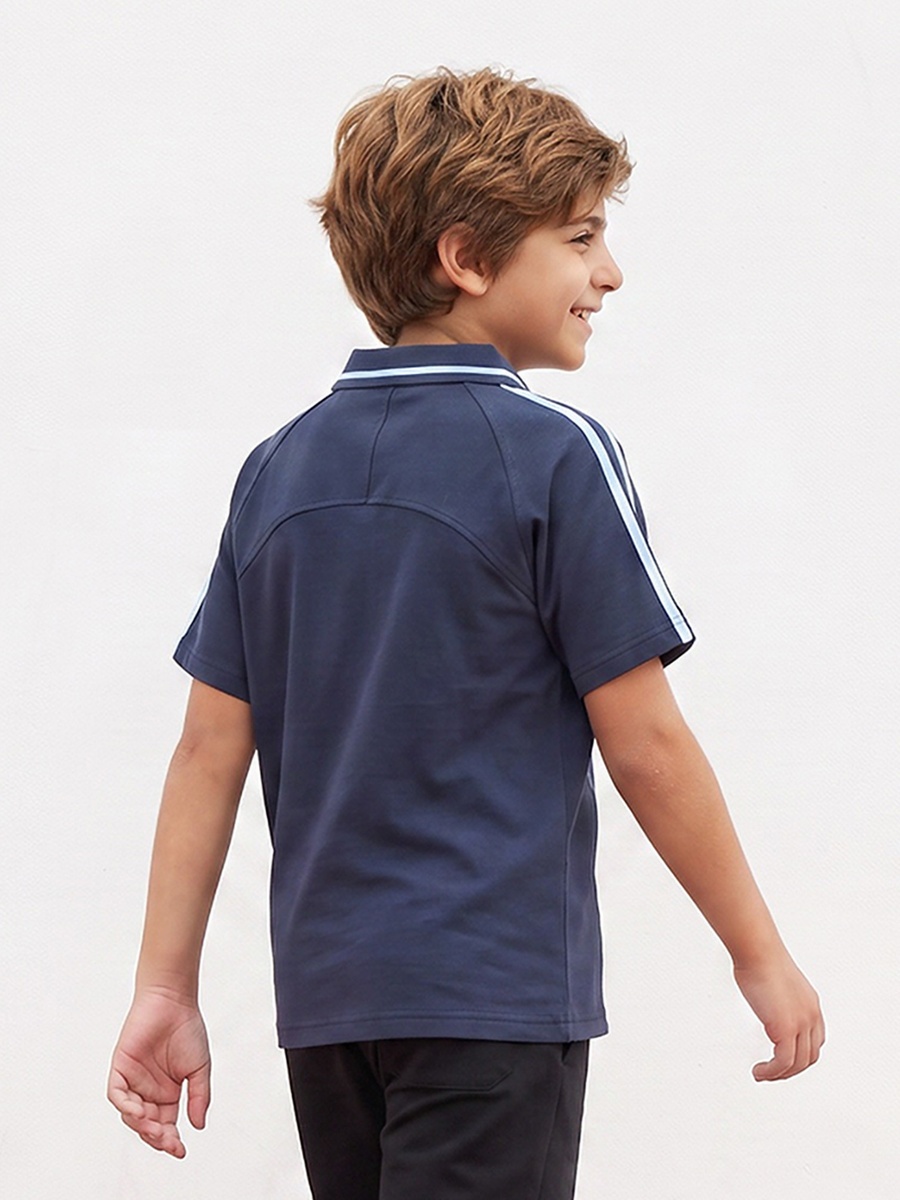 Kappa Collared Short Sleeves Polo T-shirt with Piping Accent