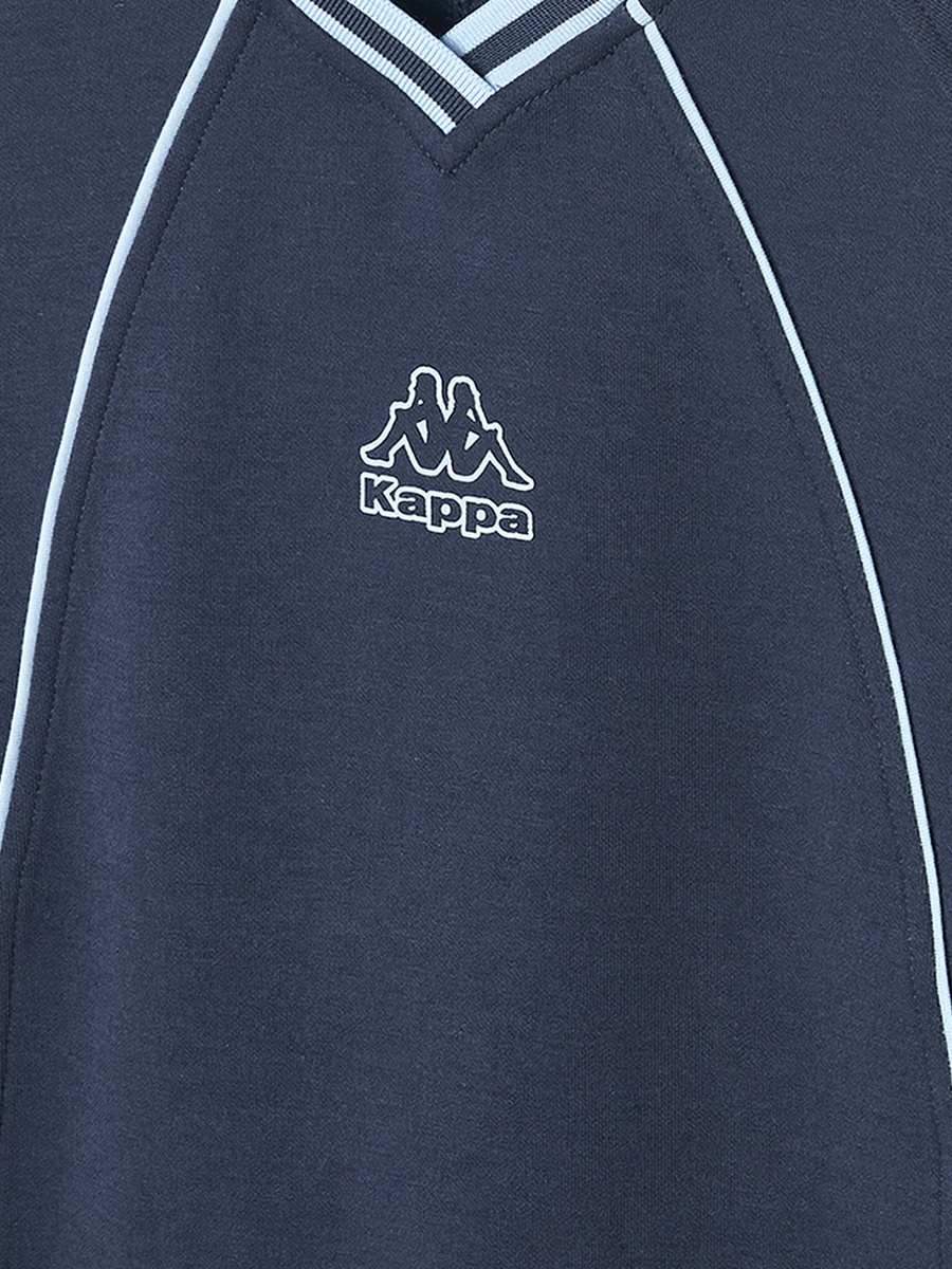 Kappa Collared Short Sleeves Polo T-shirt with Piping Accent