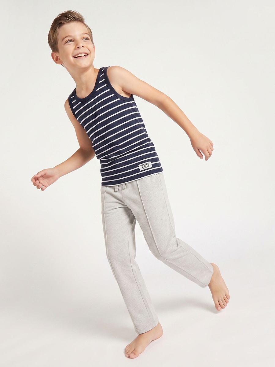 Pack of 3 Juniors Cotton Round Neck Vest with Assorted Print