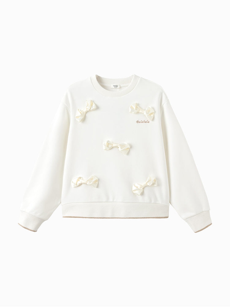 Girls Sweatshirt With Bows