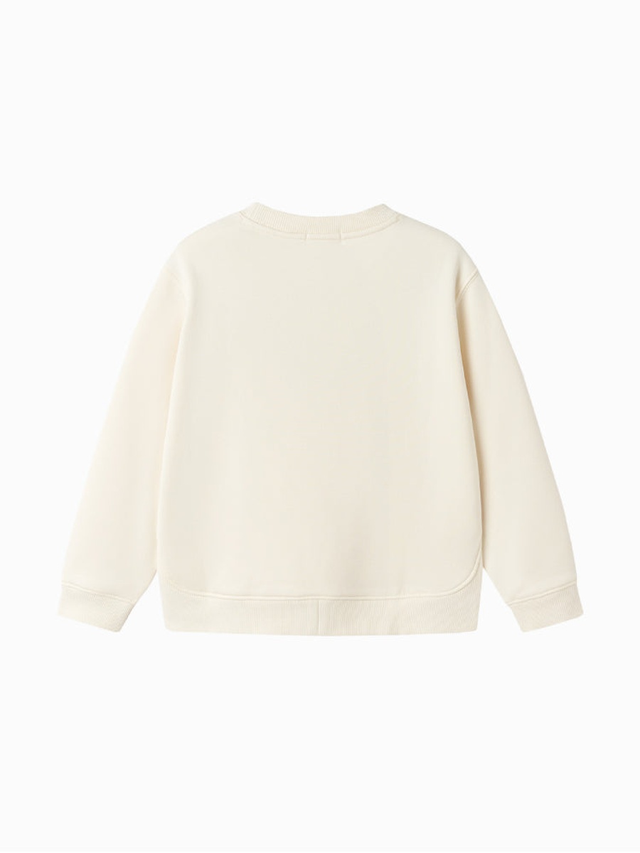 Girls Sweatshirt with Embellished Front