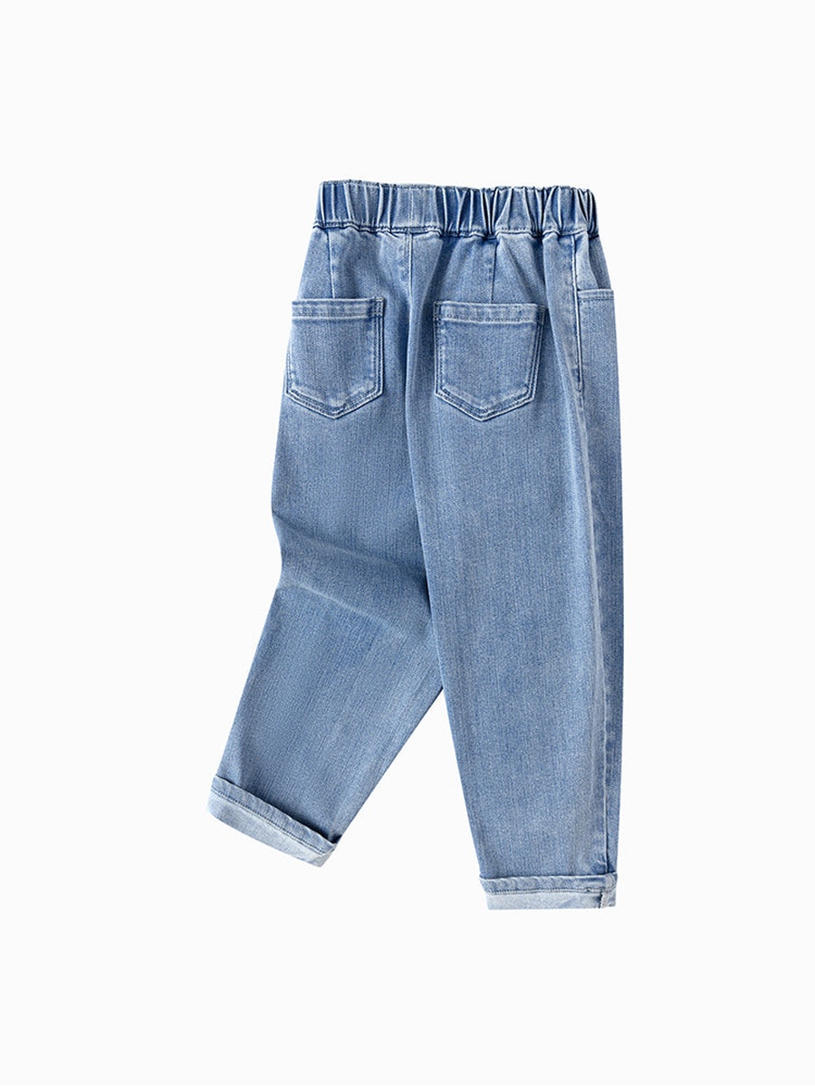 Girls Jeans With Embroidery