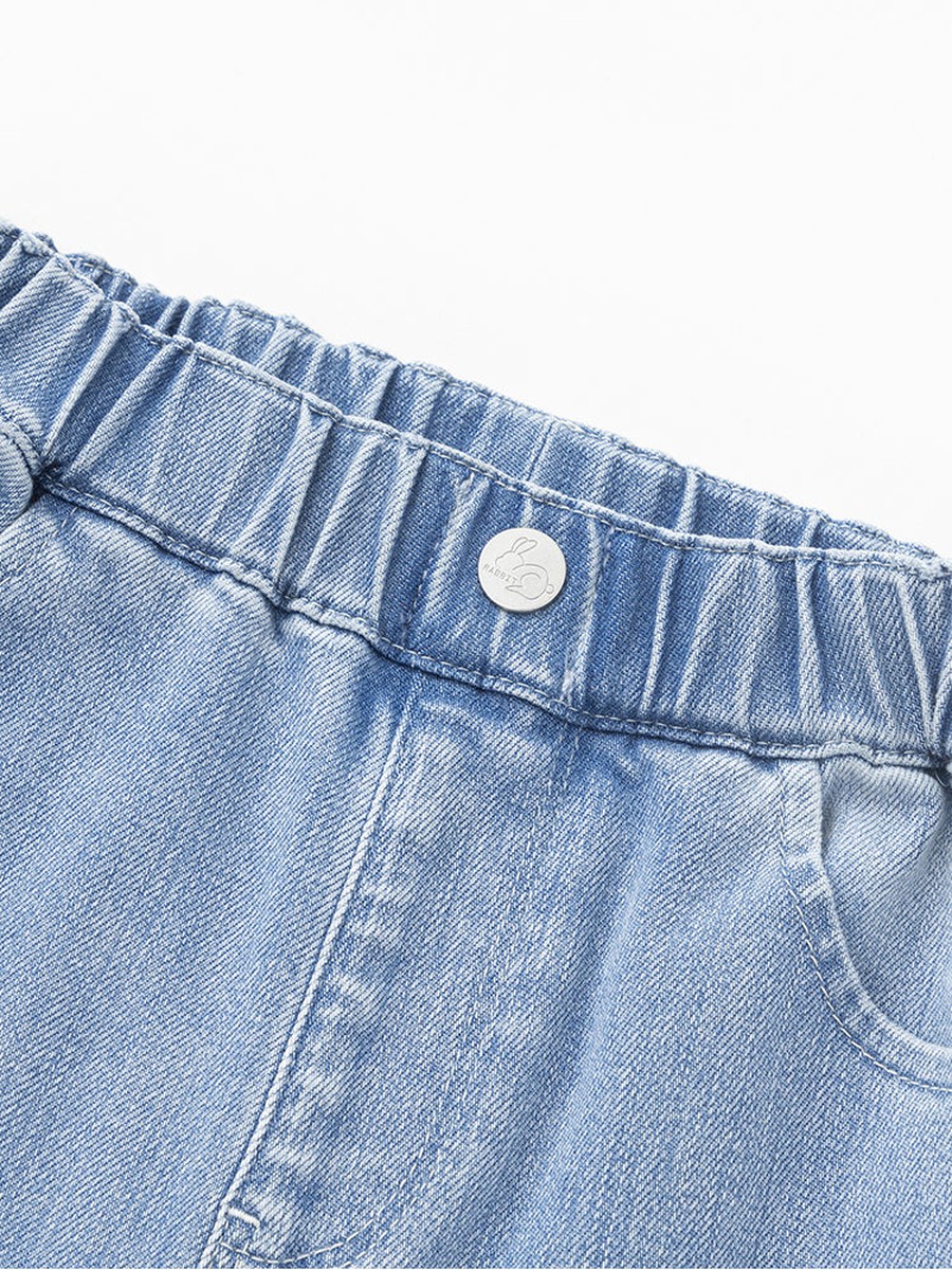 Girls Jeans With Embroidery