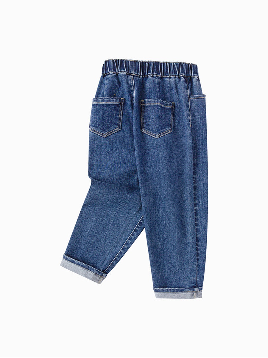 Girls Jeans With Embroidery
