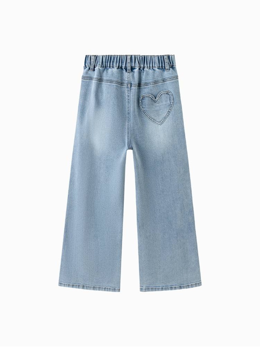 Girls Wide Leg Jeans