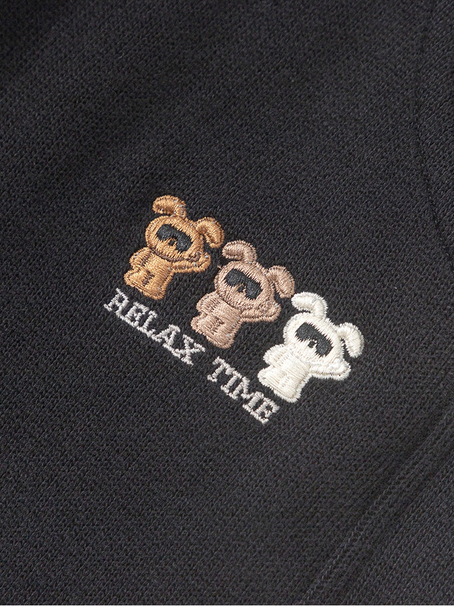 Boys Sweatpants With Embroidery