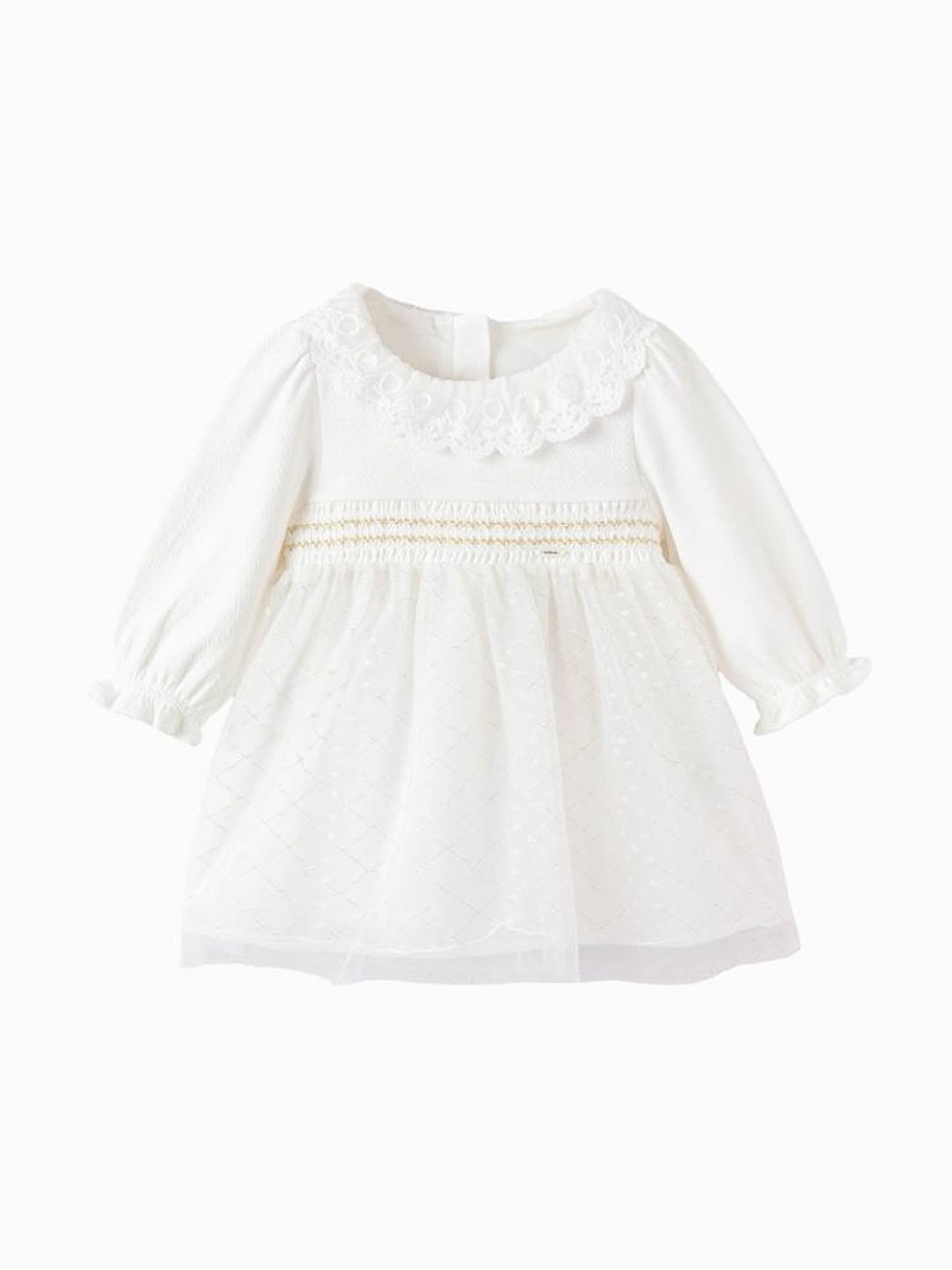 Girls Lace Collar Dress
