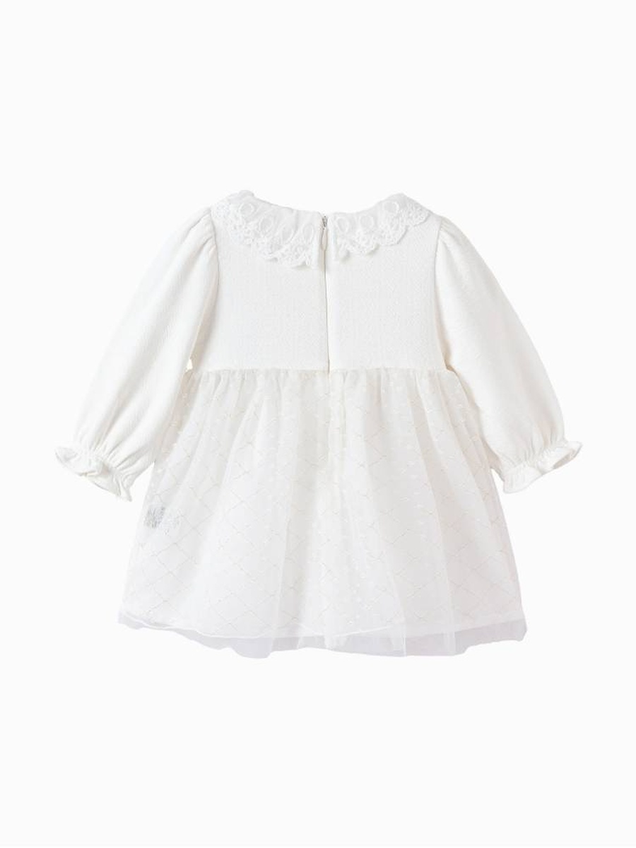 Girls Lace Collar Dress