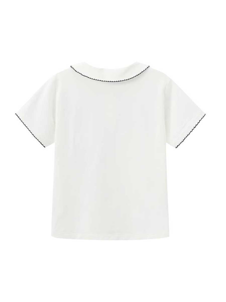Girls Polo T-Shirt with Pocket