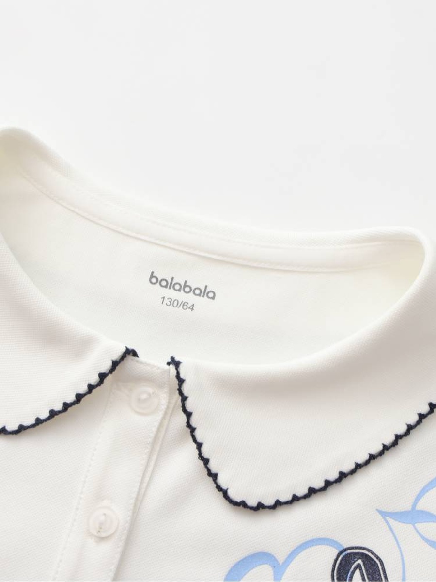 Girls Polo T-Shirt with Pocket