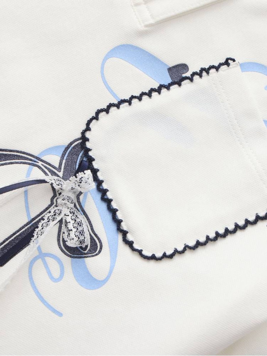 Girls Polo T-Shirt with Pocket