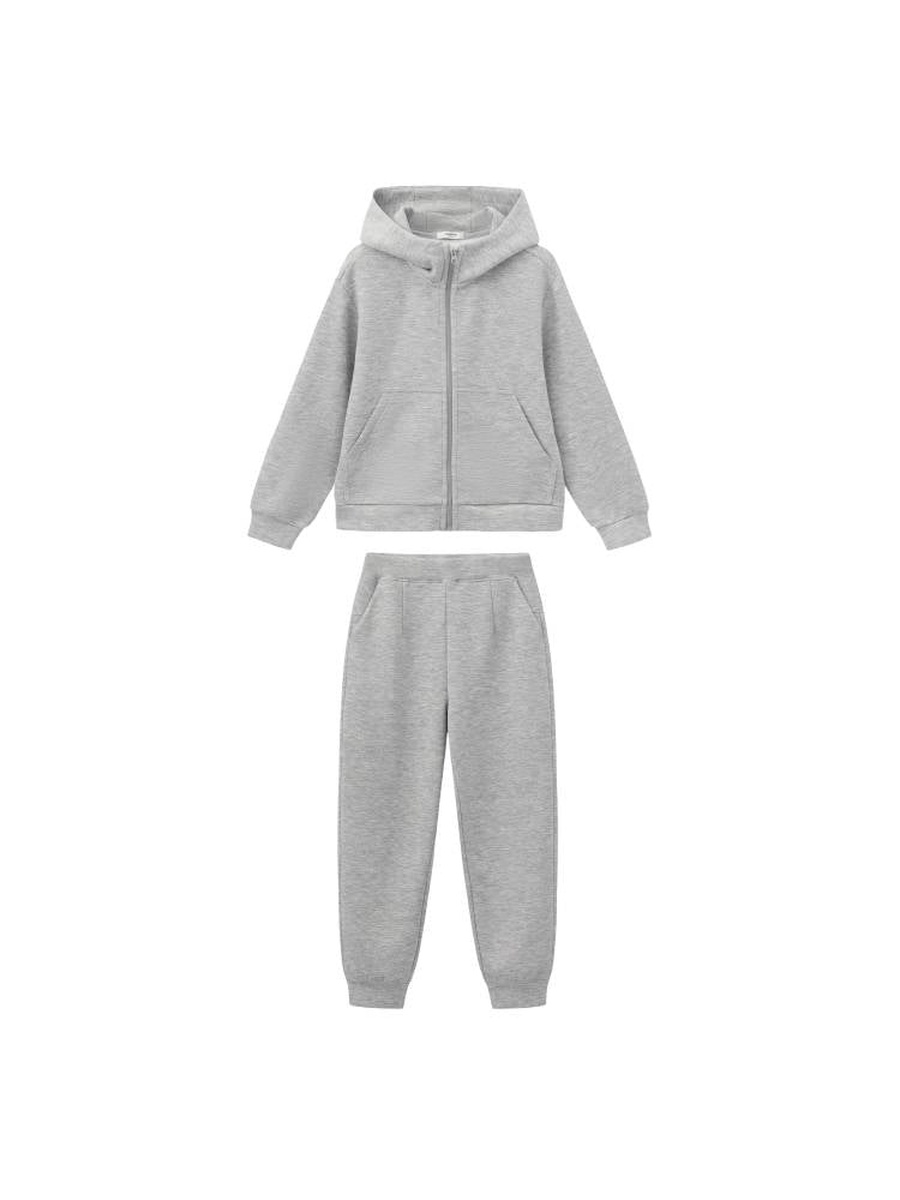 Hooded Zip Up Tracksuit Set