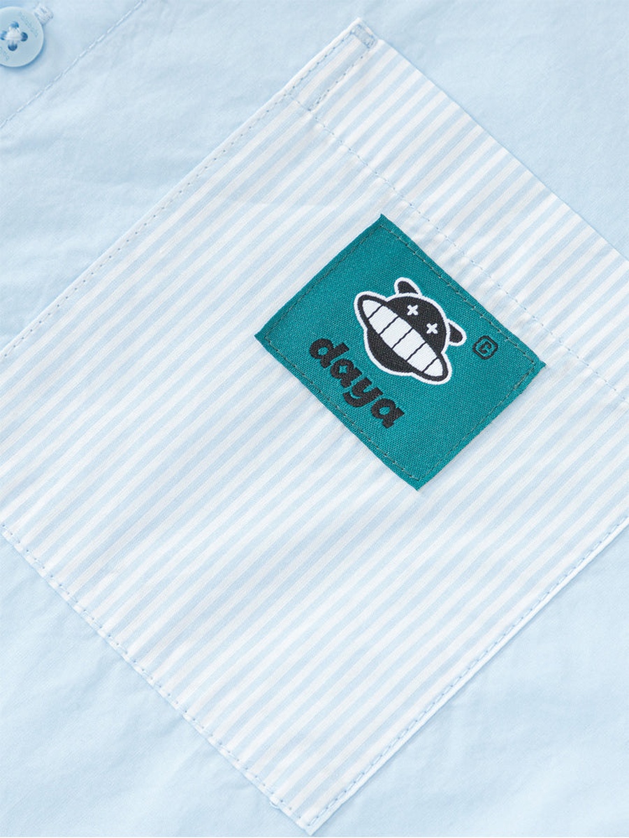 Boys Pocket Detail Short Sleeve Shirt