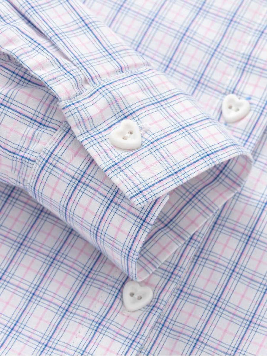 Girls Ruffle Hem Textured Shirt