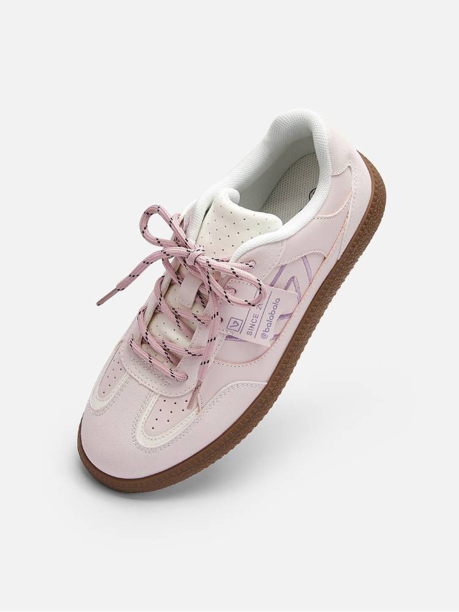 Girls Retro Lace Sneakers