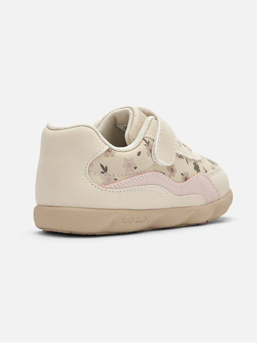Girls Floral Strap Sneakers