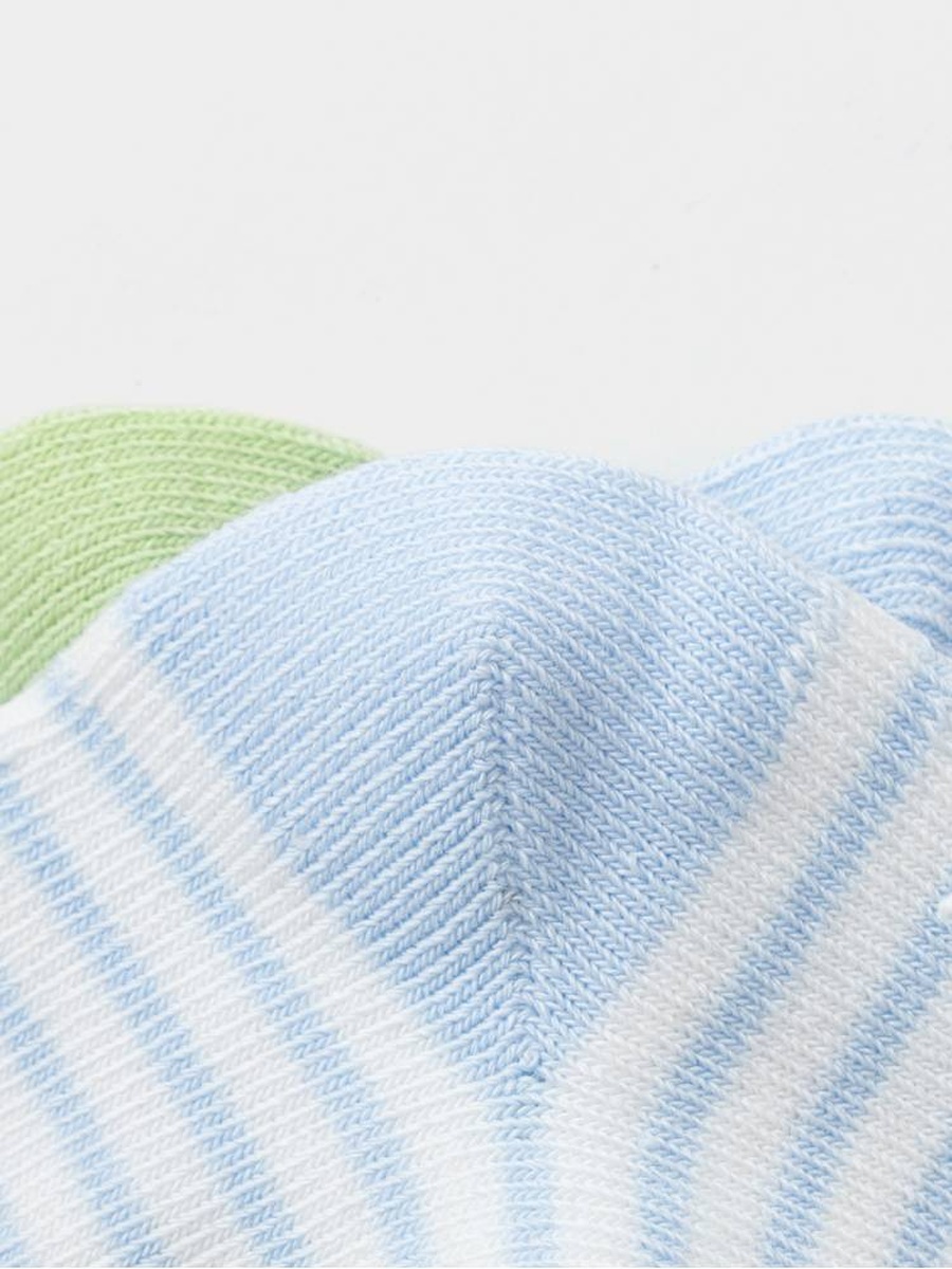 Boys 2 Pack Non Slip Ribbed Crew Socks