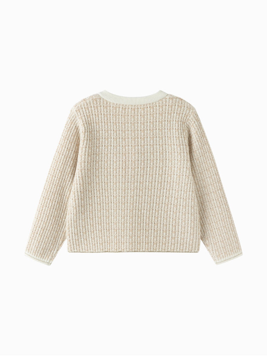 Girls Knitted Cardigan With Front Buttons