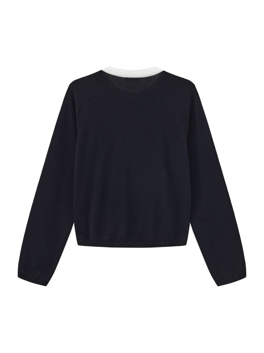Girls Knit Cardigan with Bow Details