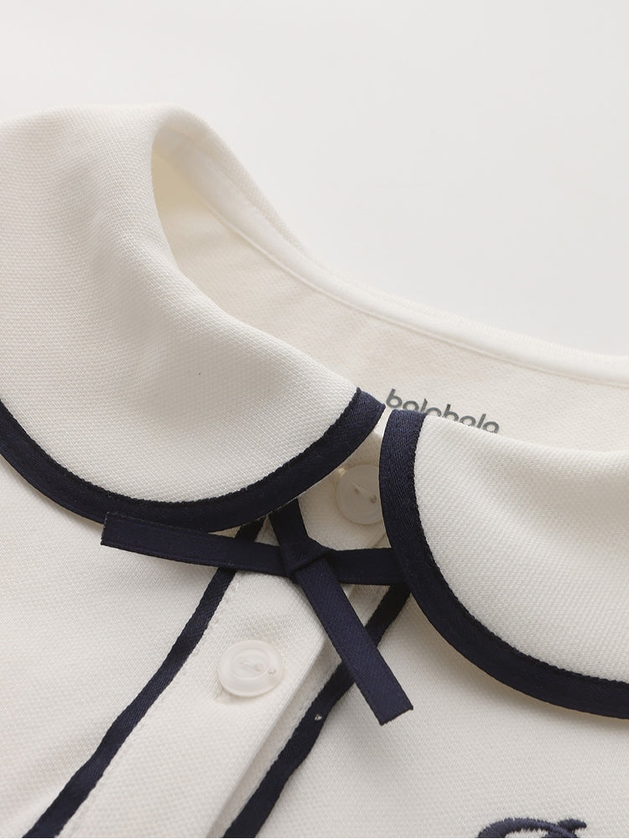 Girls Top With Embroidery