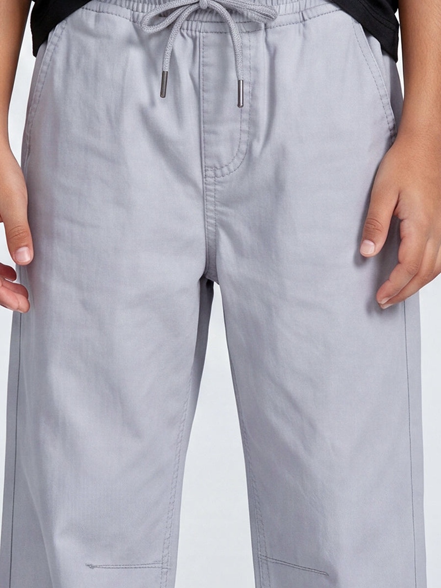 Drawstring Straight Leg Pants