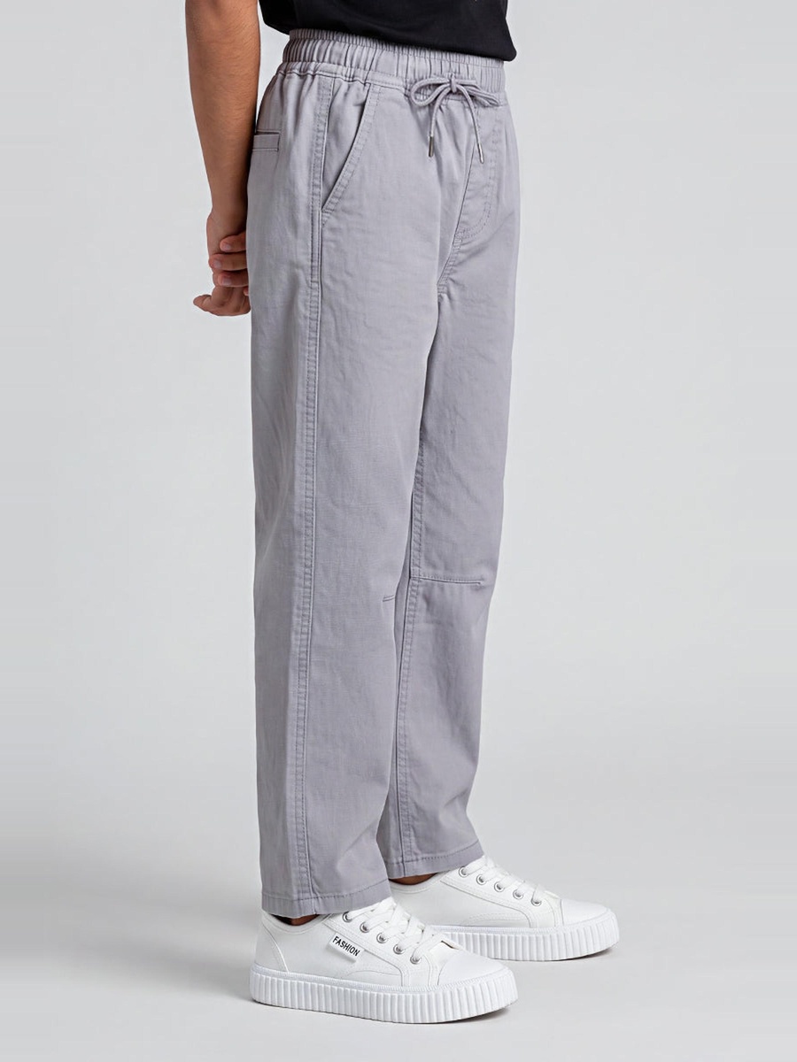 Drawstring Straight Leg Pants