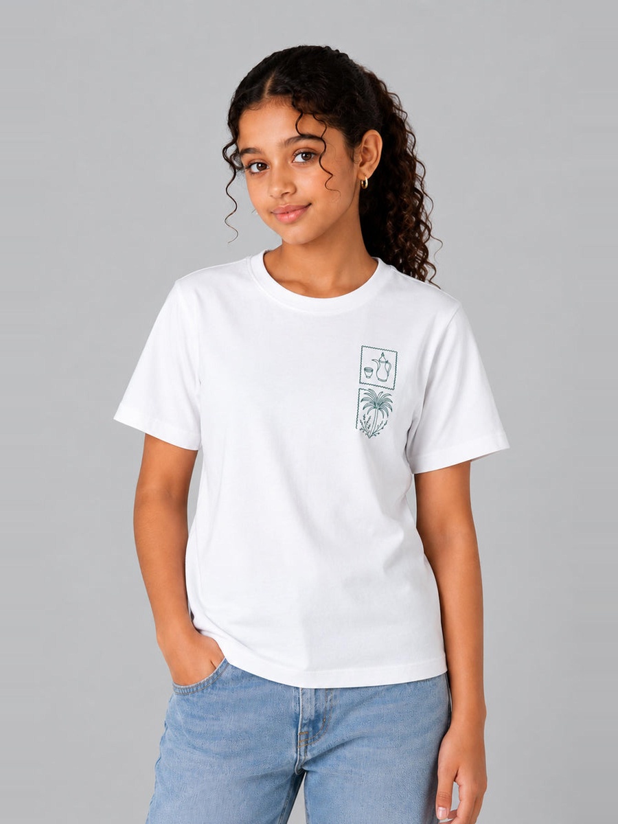 Saudi Heritage Icons Graphic T-Shirt