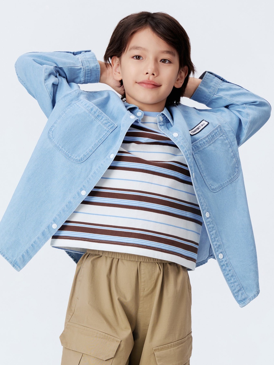 Boys Lightweight Denim Overshirt