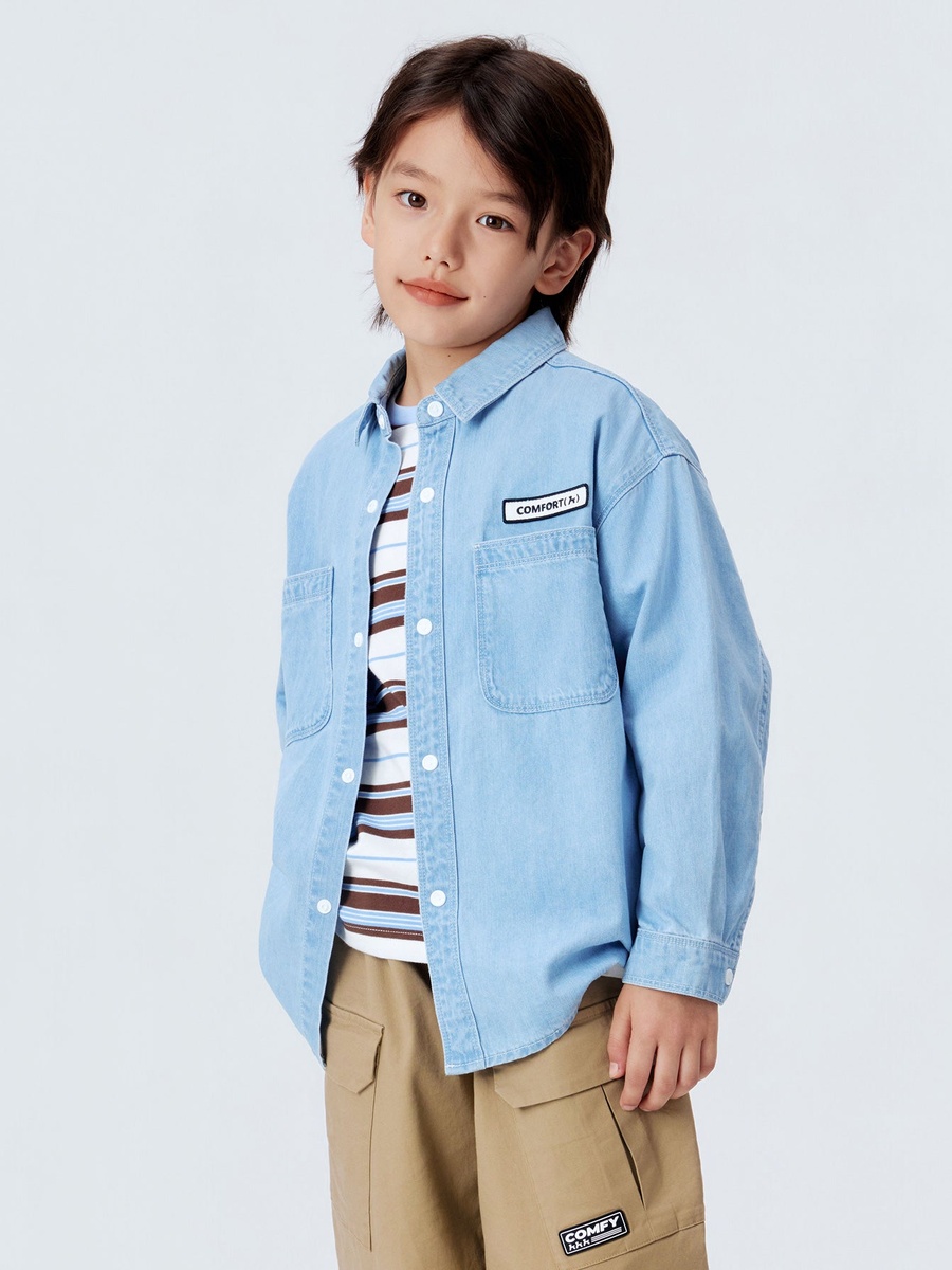 Boys Lightweight Denim Overshirt