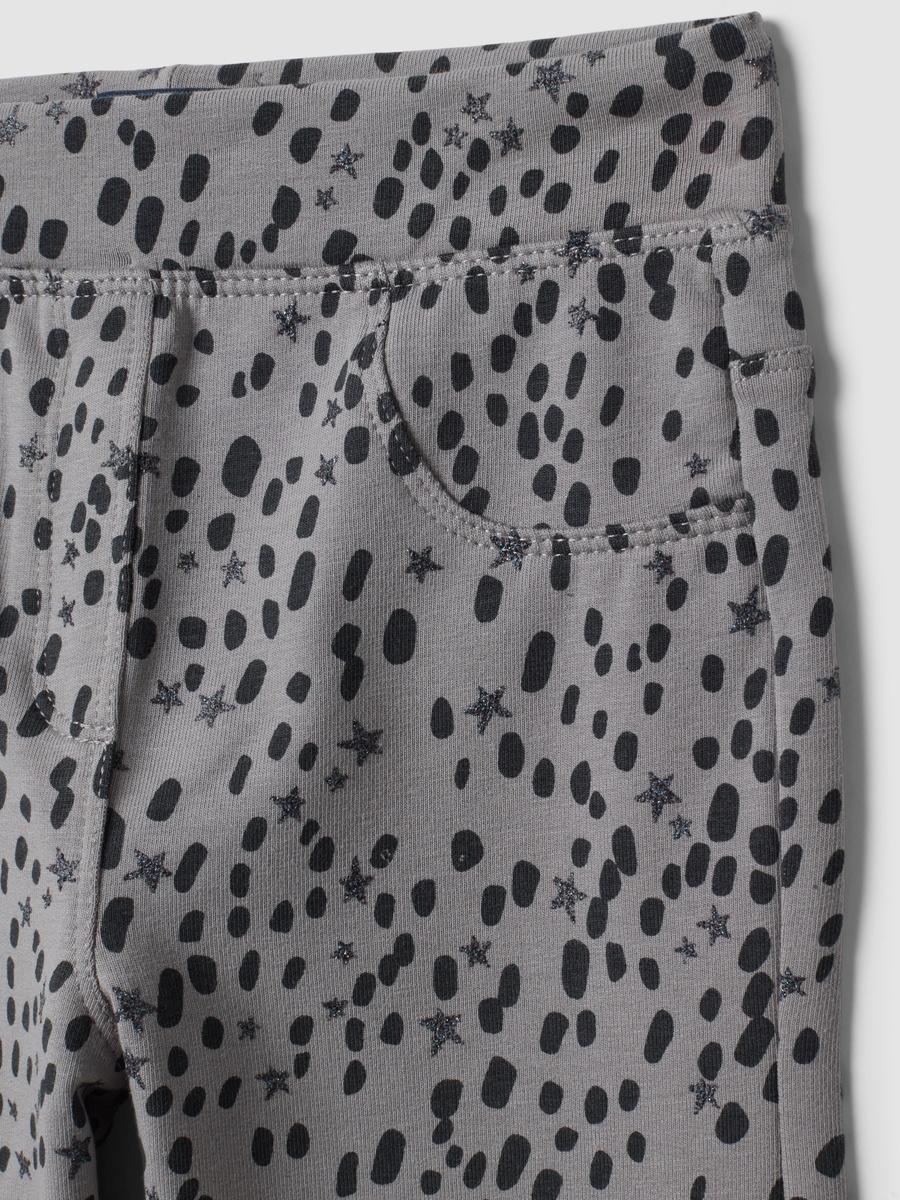 Grey Skinny Stretch Organic Cotton Treggings