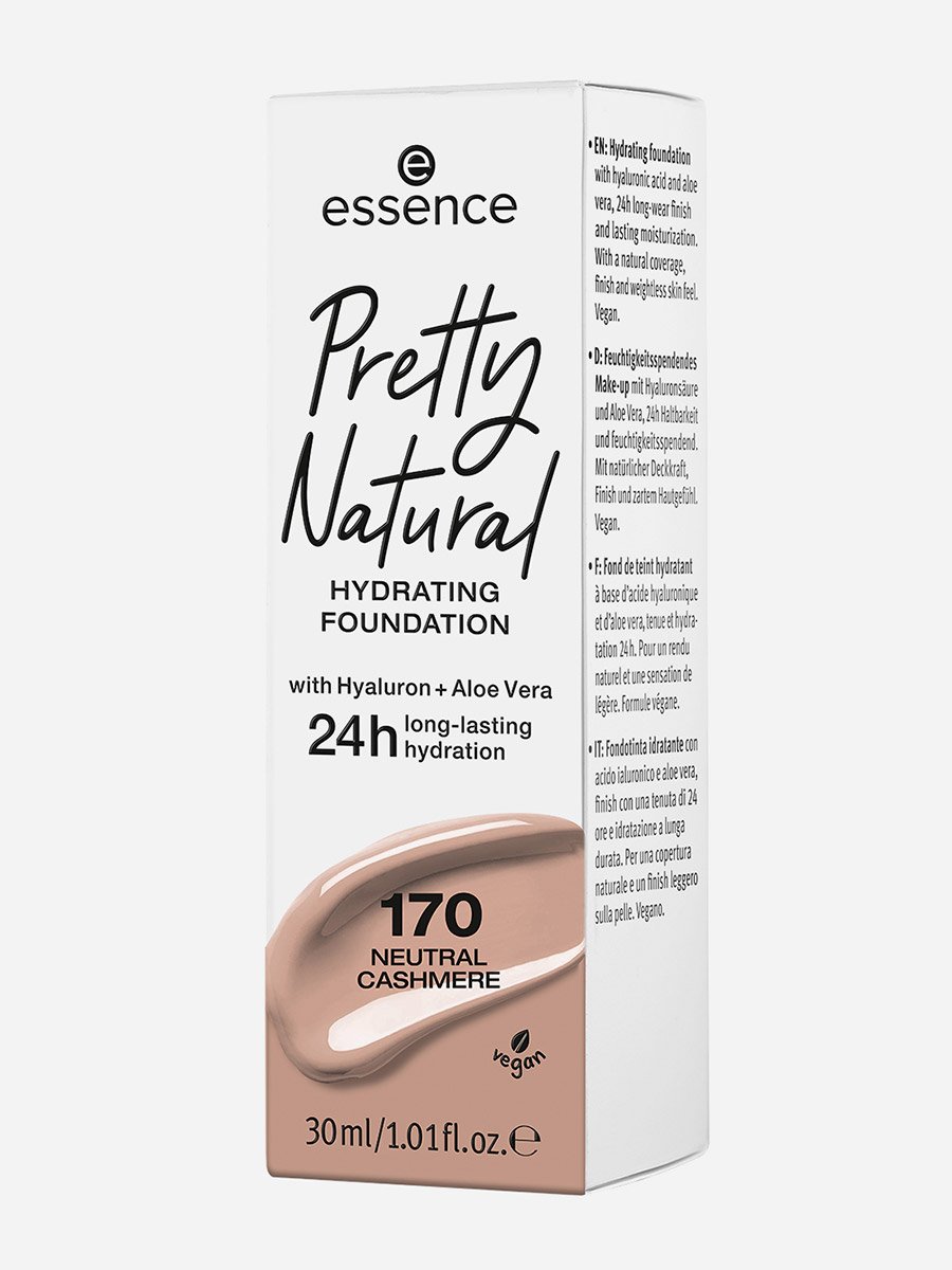 Pretty Natural Hydrating Foundation 170 Neutral Cashmere, 30ml For