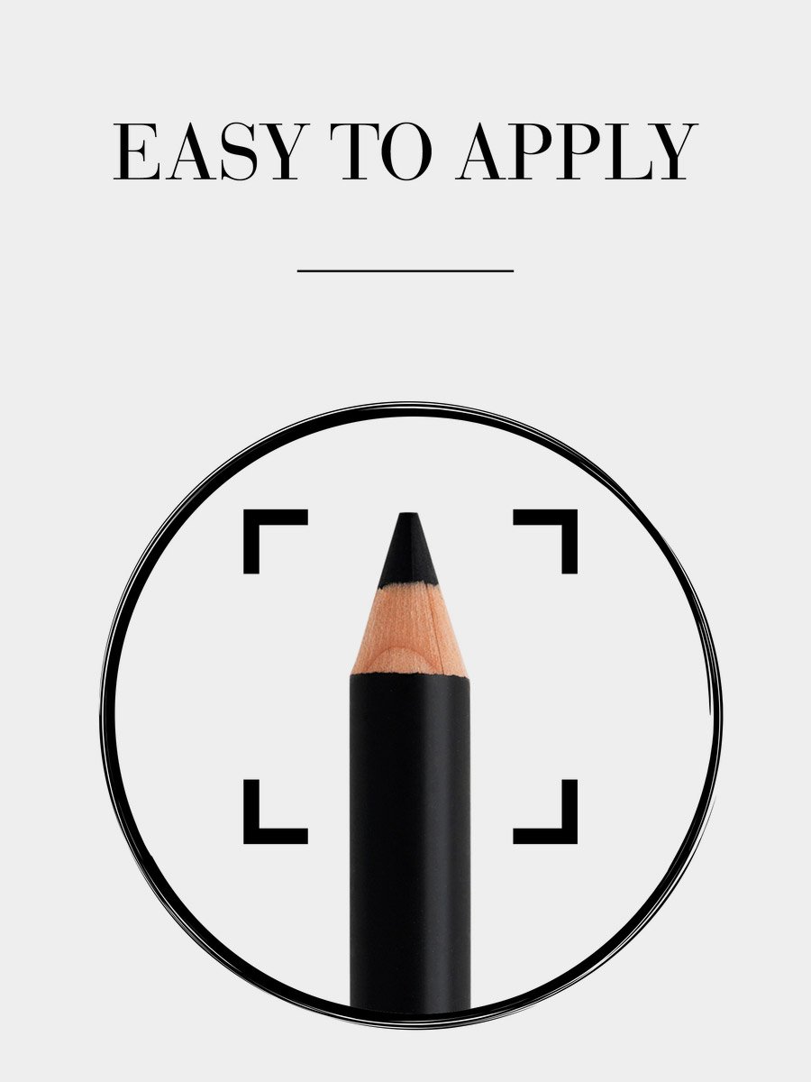 Khol and Contour Eye Liner - 02 Ultra Black, 1.2 g