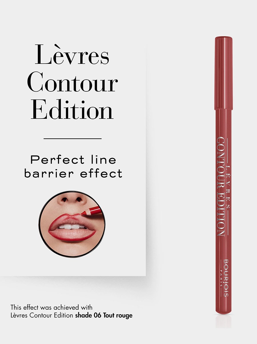 Crayon à Lèvres Bourjois Contour Edition - 1,14g - Pour Un Contour Précis Et Net - Neuf