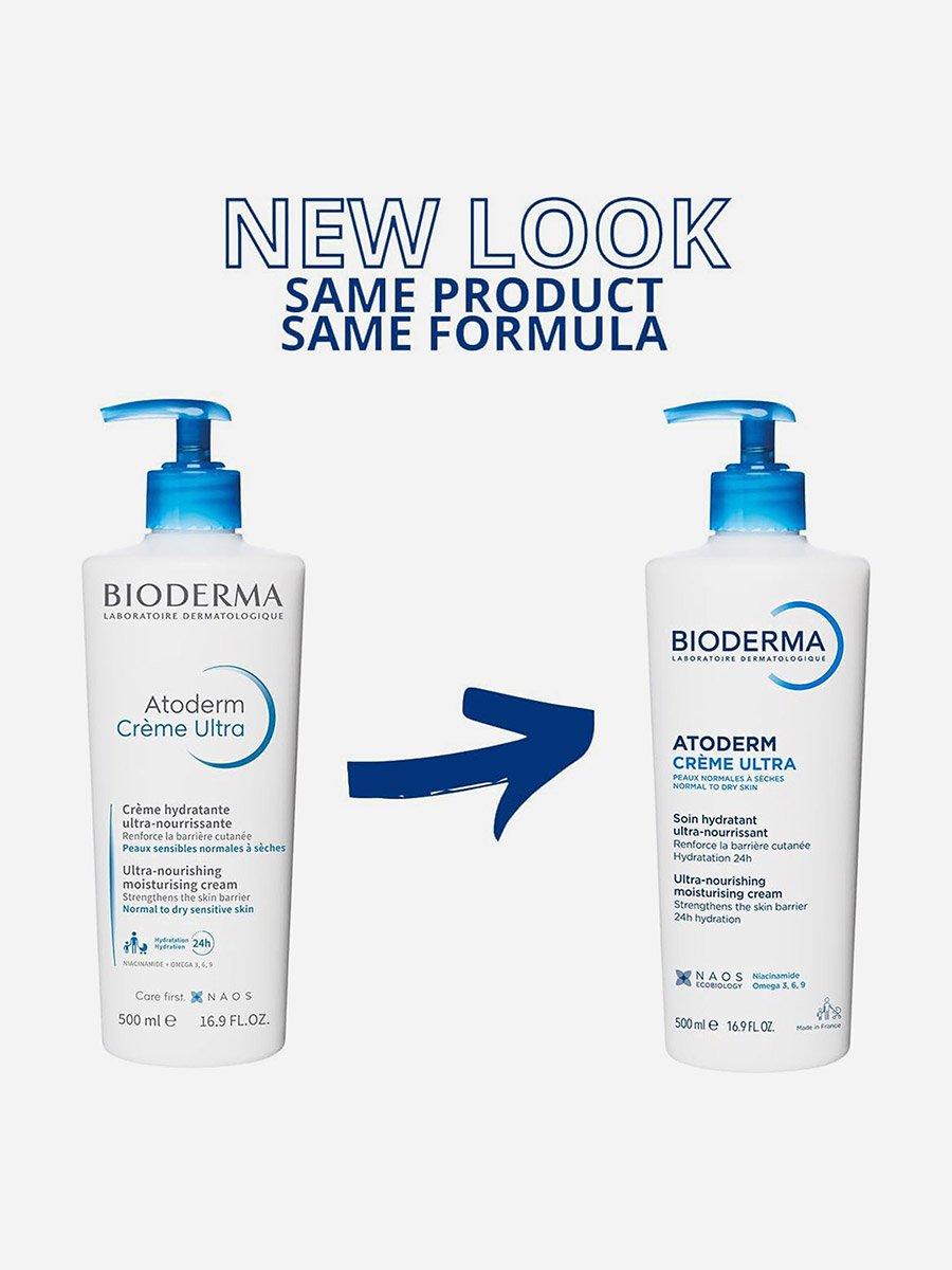 Atoderm Fragrance-Free Ultra-Nourishing Moisturizer Skin Care Cream 500ml