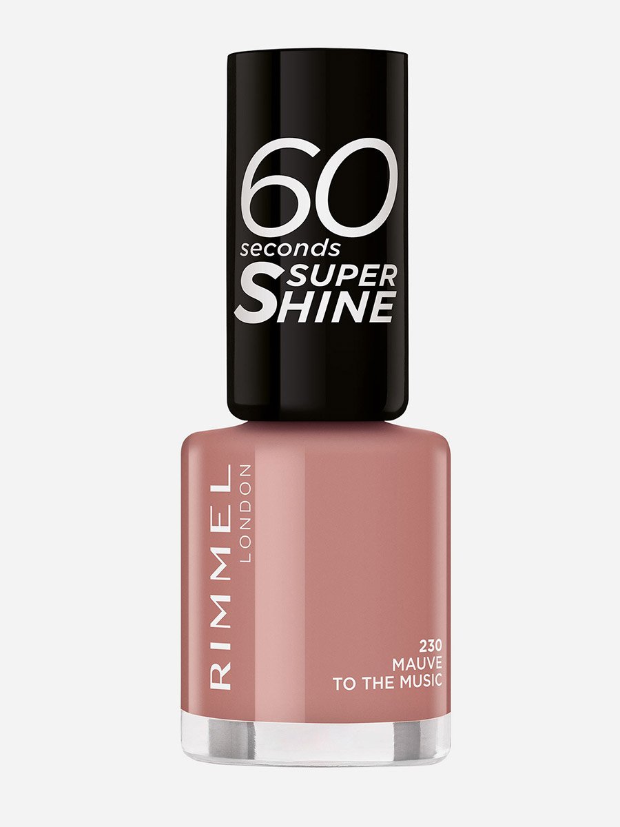 London 60 Sec Quick Dry Nude Nail Polish - 230 Mauve To The Music