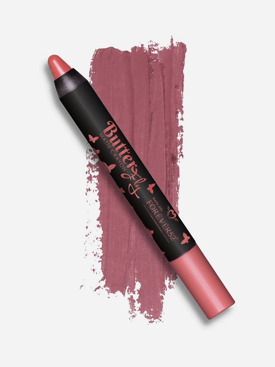 Butterfly Matte Lip Crayon -Twerk 007
