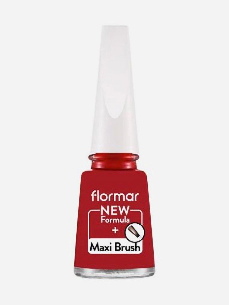 New Formula Maxi Brush Nail Enamel, 321 Red Flag