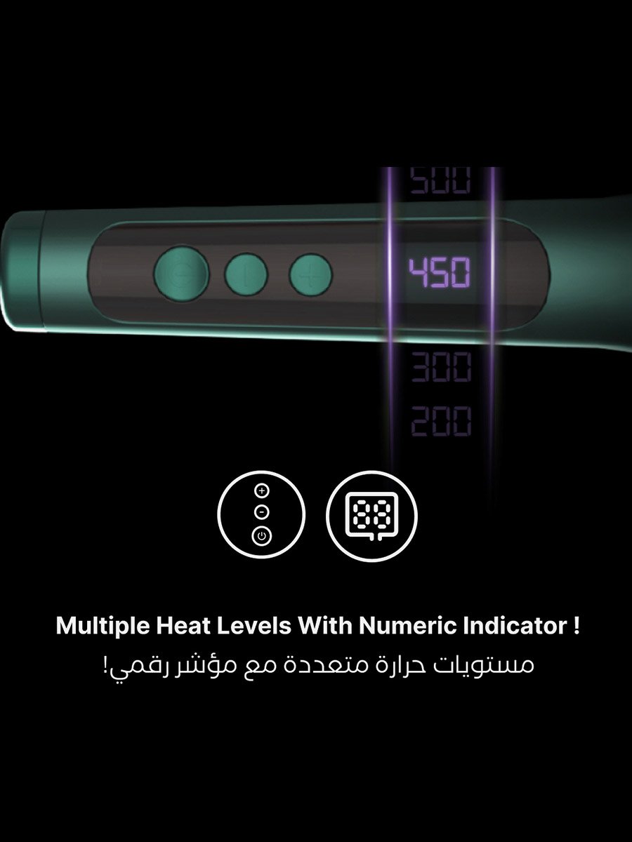 فرشاة فرد الشعر، بتقنية التسخين السريع