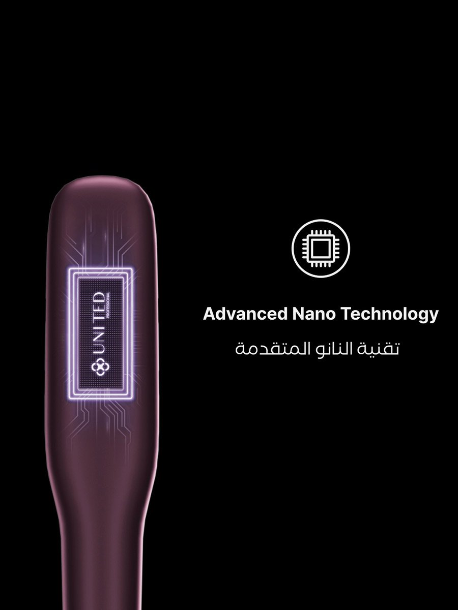 فرشاة فرد الشعر، بتقنية التسخين السريع