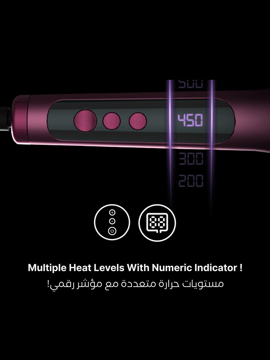 فرشاة فرد الشعر، بتقنية التسخين السريع