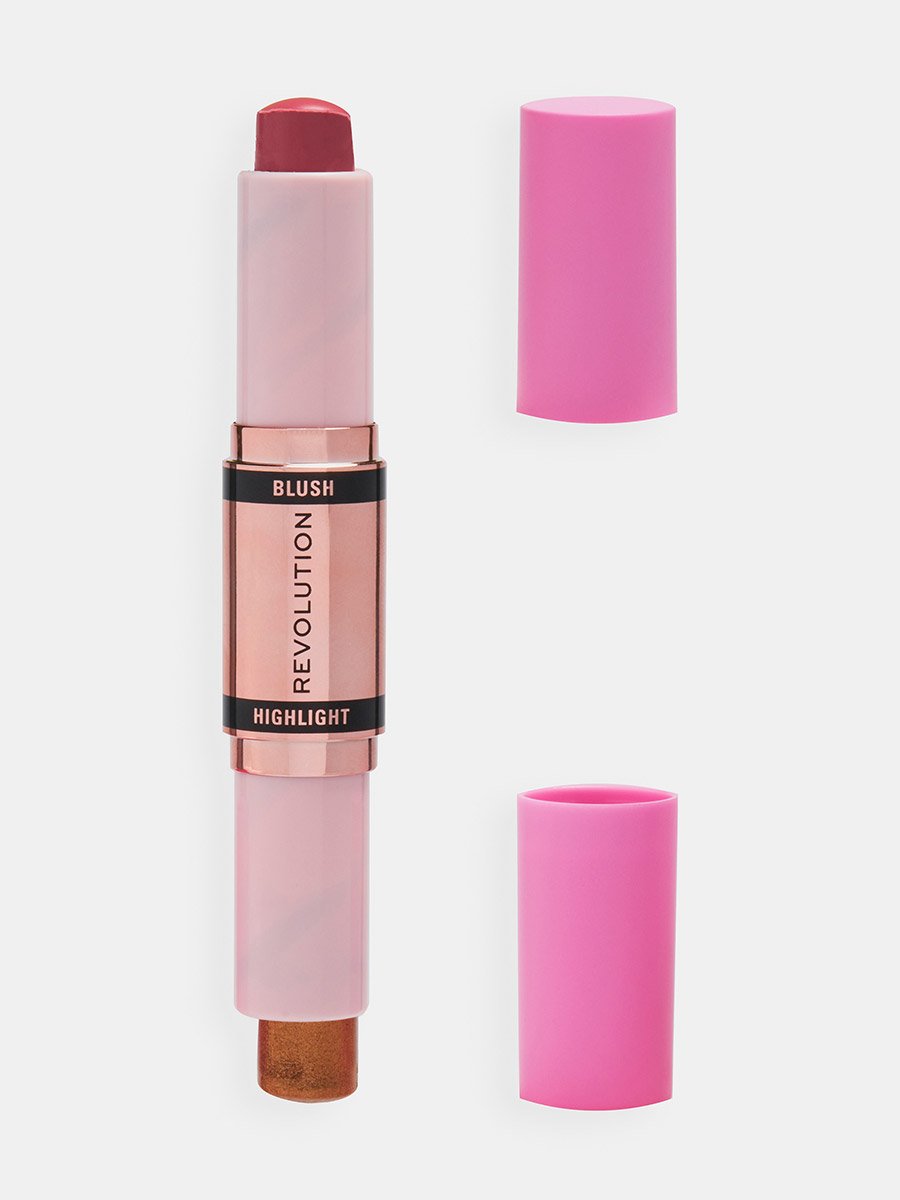 Blush and Highlight Stick- Flushing Pink
