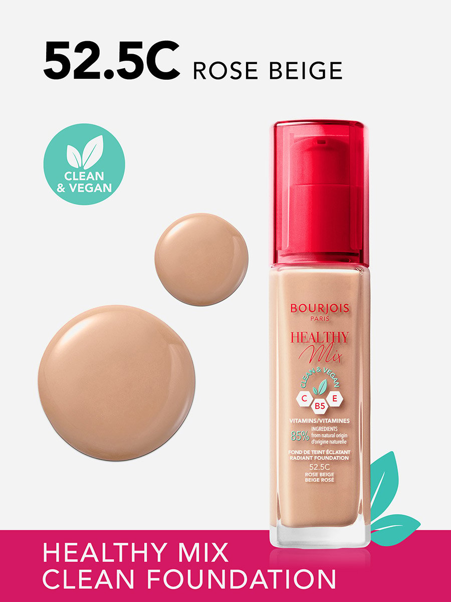 Healthy Mix Clean Foundation, 52.5 Rose Beige