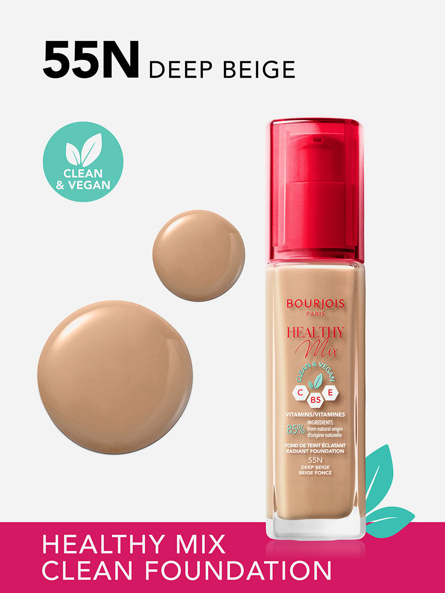 Healthy Mix Clean Foundation, 55 Deep Beige