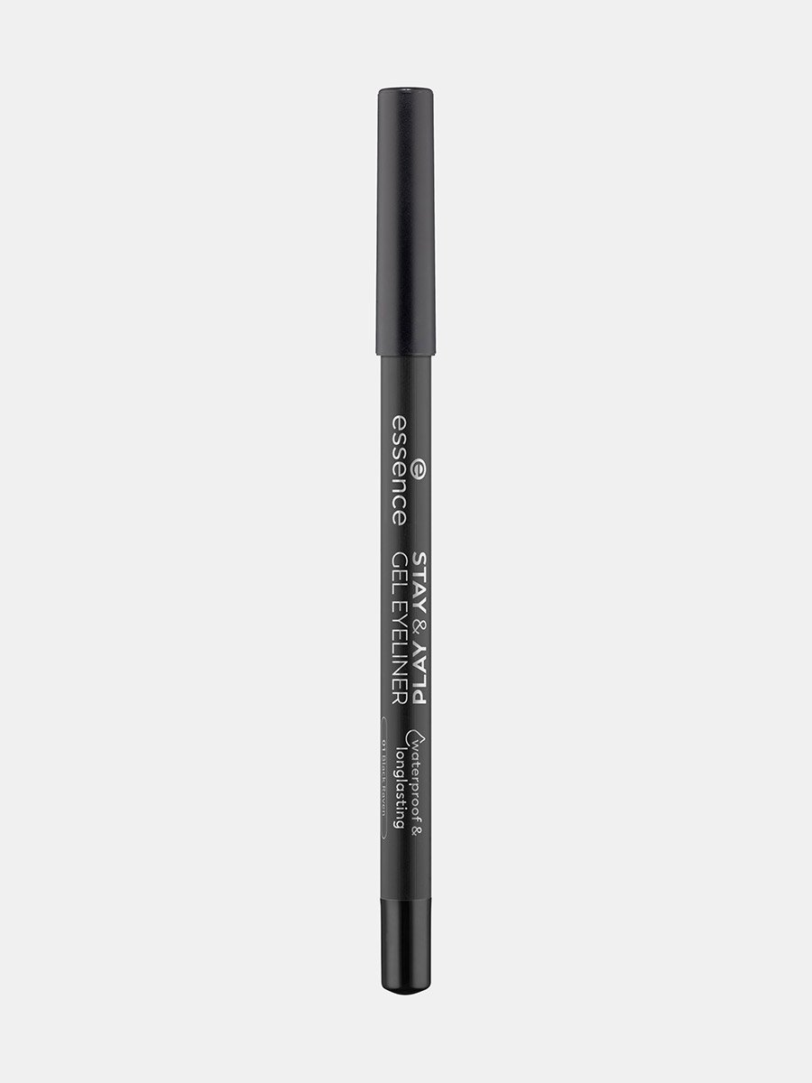 Stay and Play Gel Waterproof Eyeliner, 01 Black Raven