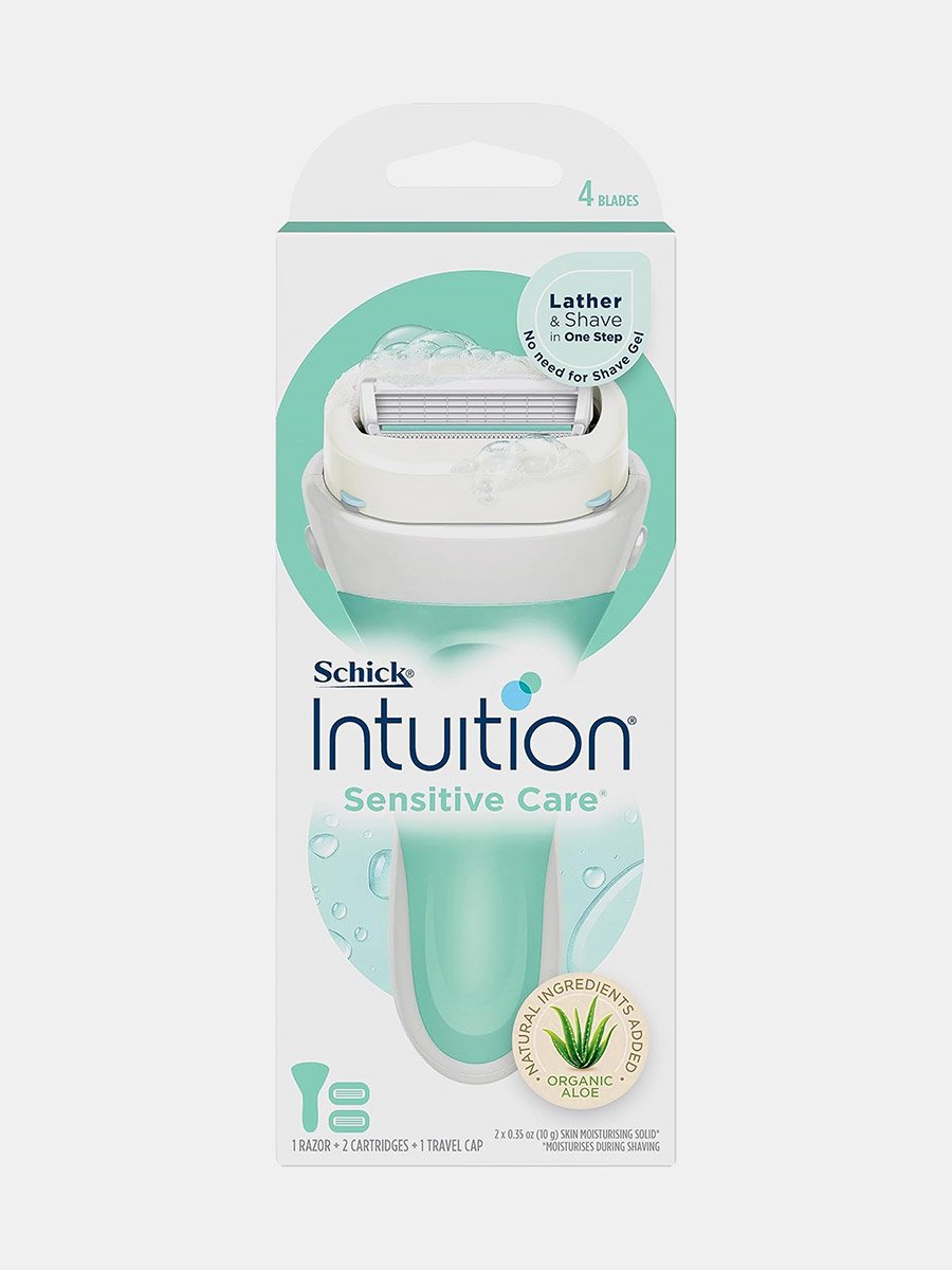 Intuition Sensetive Core Razor 4 Blades + 2 Cartridges