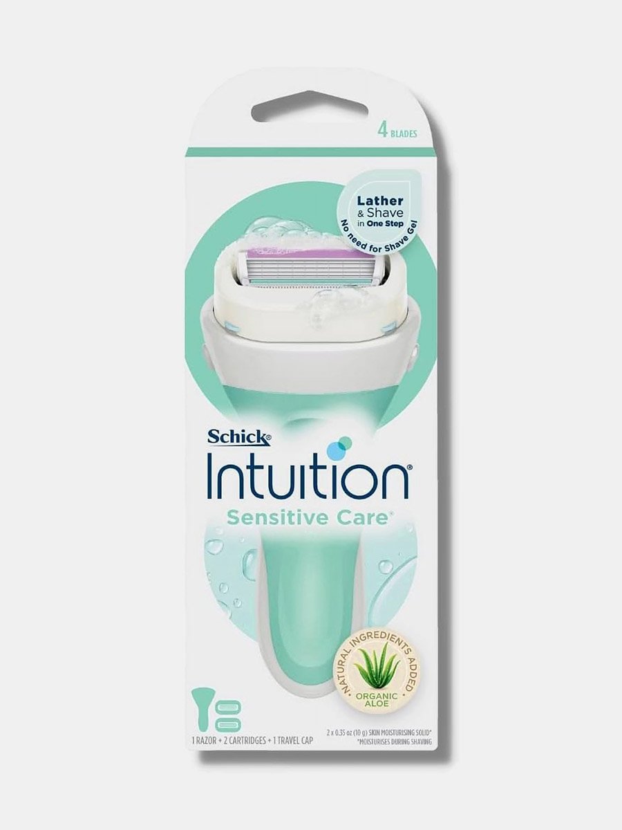 Intuition Sensetive Core Razor 4 Blades + 2 Cartridges