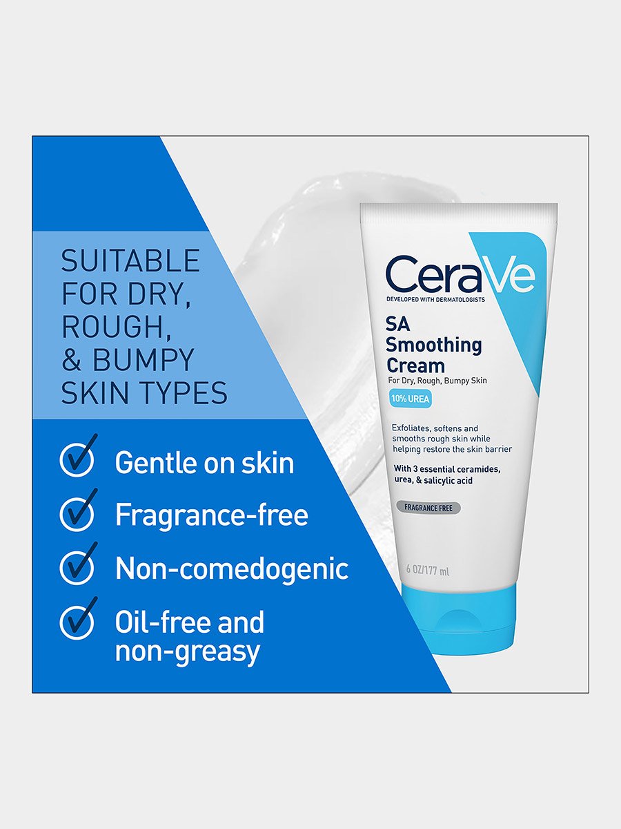 SA Smoothing Cream For Dry, Rough, Bumpy Skin, 177ml