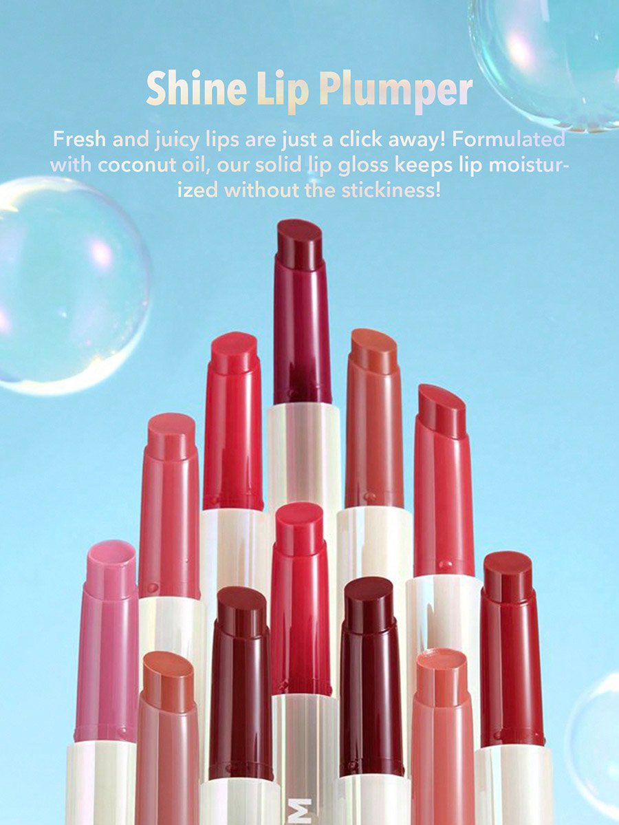 Pout-Perfect Shine Lip Plumper, Pink Flamingo