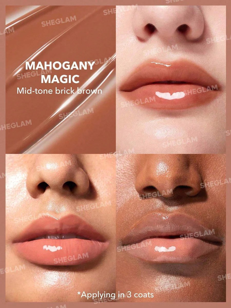 Pout-Perfect Shine Lip Plumper, Mahogany Magic