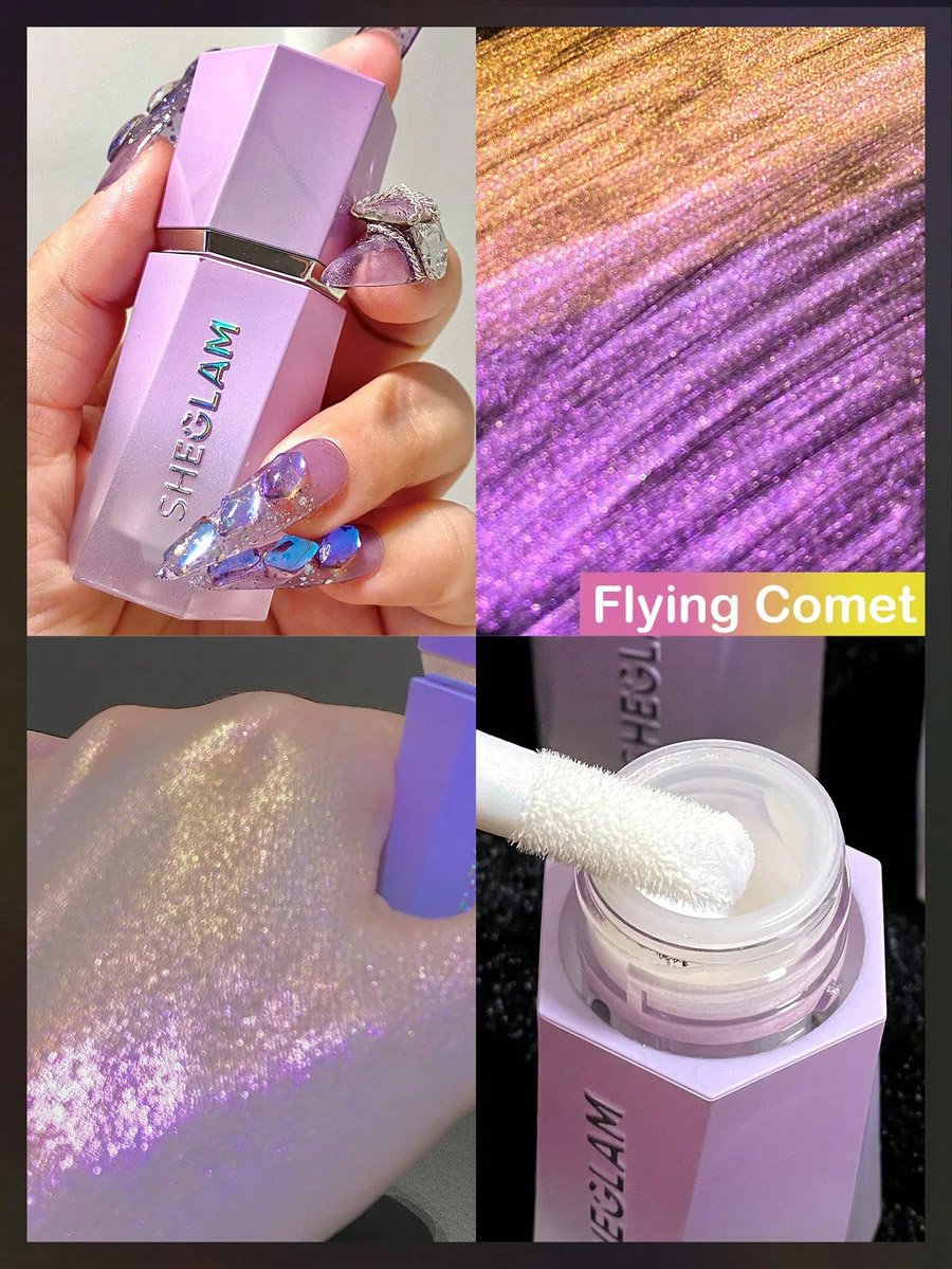 Chroma-Glow Bloom Liquid Highlighter, Flying Comet